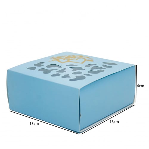 علب هدايا ورقيه سحاب مقاس 13*13*6 سم بعدة الوان