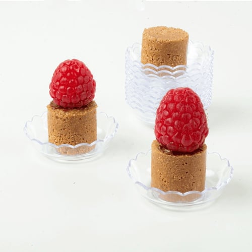 صحون حلويات اكريليك صغيرة