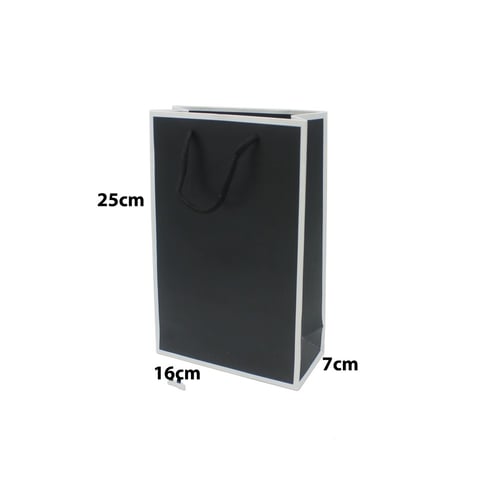 اكياس ورقية بعدة الوان 16*7*25 سم