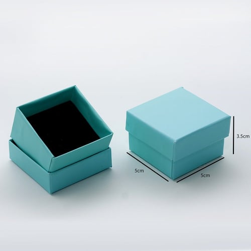 علب خواتم بعدة الوان مقاس 5*5*3.5 سم