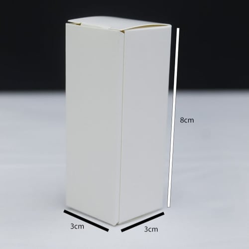 علب عطور ورقية بعدة الوان 3*3*8 سم