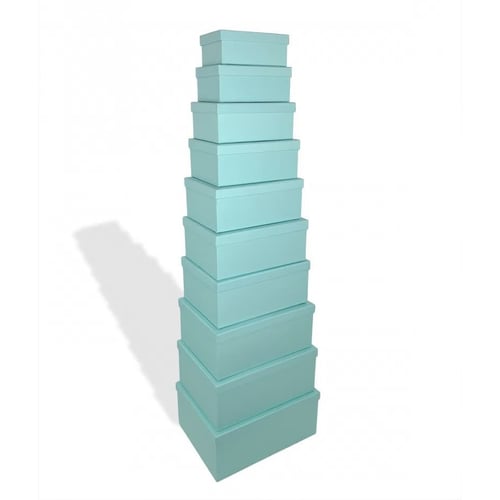 أطقم علب هدايا 10 حبات بعدة ألوان