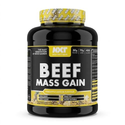 نكست نيوتريشن - بيف ماس جينر (3.15 كجم) - NXT Nutrition Beef Mass Gain