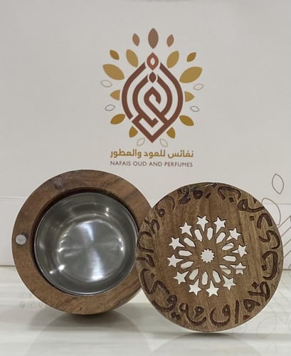 مبخرة خشبية صغيرة مع غطاء أمان (٣)