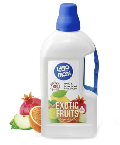 صابون موبي للأيدي والجسم صابون سائل سعة 3 لتر برائ...