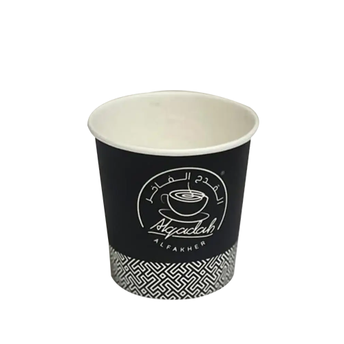القدح أكواب ورقية القدح الفاخر 4oz × 50pcs