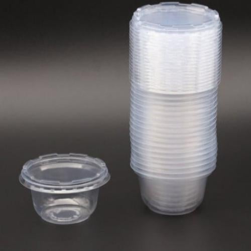 علب حلا دائرية مقاس 1oz عدد 50 علبة