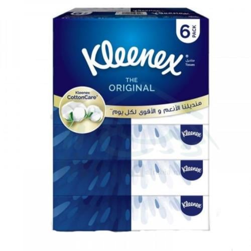 كلينكس Kleenex منديل طبقتين عدد 6بوكس