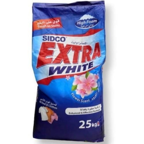 اكسترا وايت EXTRA WHITEمسحوق غسيل عادي وزن 25كيلو