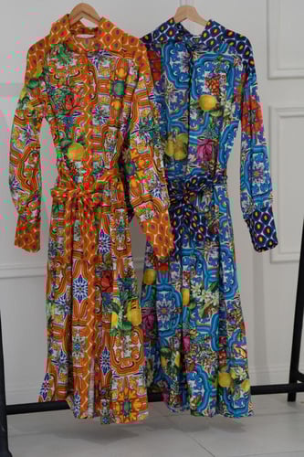 فستان مثالي للمناسبات 2025 - بالون الازرق