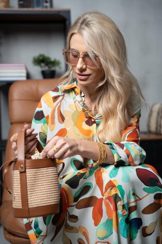 فستان مناسبات ملون 2025