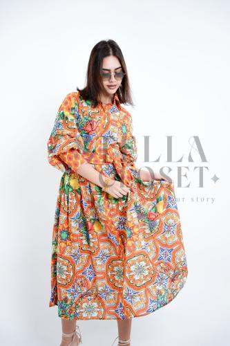 فستان مثالي للمناسبات 2025 - بالون الاورنجي