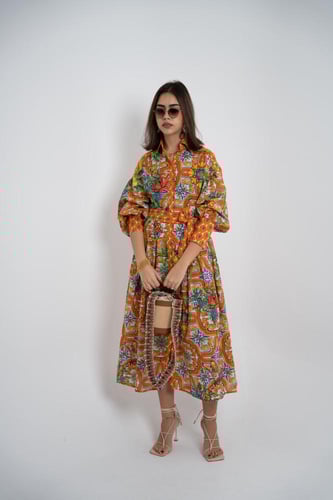 فستان مثالي للمناسبات 2025 - بالون الاورنجي