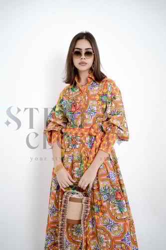 فستان مثالي للمناسبات 2025 - بالون الاورنجي