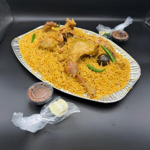 مضغوط ديك بلدي حبه مع الرز