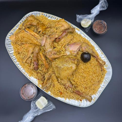 مضغوط دجاج بلدي حبتين مع الرز