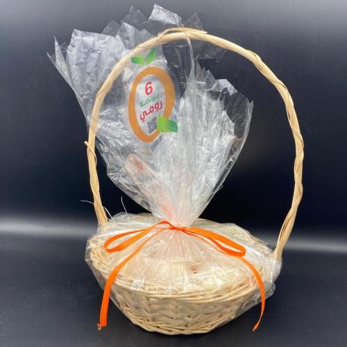 سلة بيض رومي بلدي 6 حبات