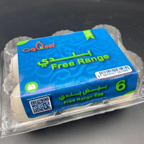 بيض بلدي 6 حبات