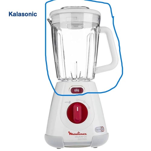 كأس خلاط مولينكس 600وات دبل كليك كامل لموديل LM237...