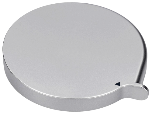 غطاء باللون الفضي منفذ السرعة العالية لمعالج الطعا...