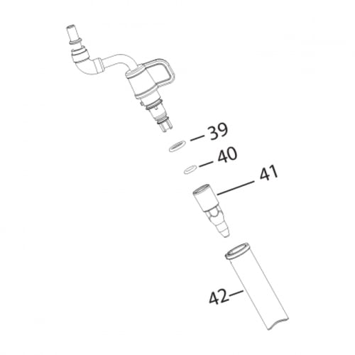 فوهة الماء لماكينة صنع القهوة عصا رغوة الحليب سودا...