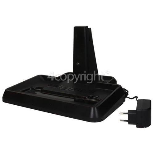 قاعدة شحن بديلة مع شاحن وقاعدة توصيل - أسود BISSEL...