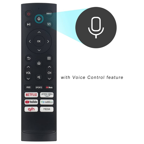 ريموت تلفزيون هايسنس تحكم صوتي أصلي