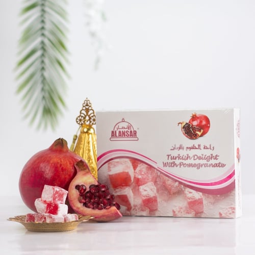 كرتون 12 علبه من علبه من راحة الحلقوم بالرمان