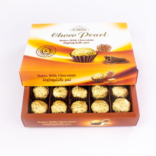 كرتون كرات التمر بالشوكولا 20 قطعة(12علبه)