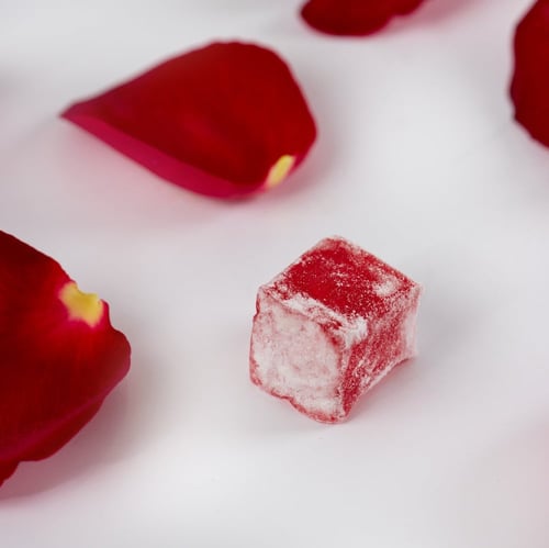 راحة الحلقوم بالورد