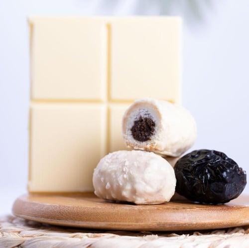 معمول عجوة المدينة بالشوكولا البيضاء - صغير