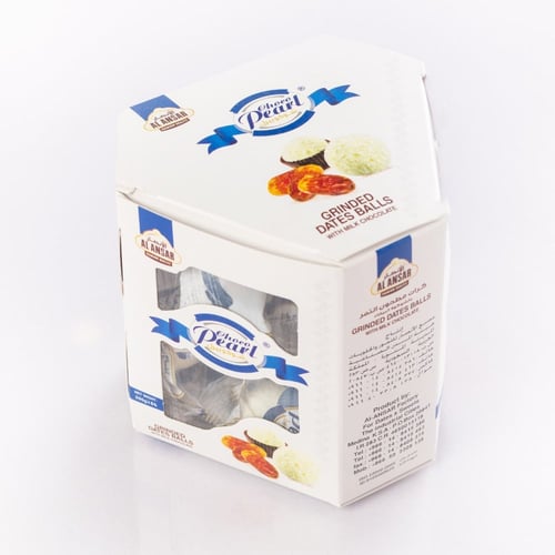 كرتون كرات مطحون التمر بالشوكولا(12 علبه)