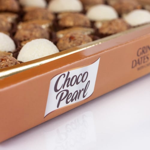 كرتون كرات التمر بالشوكولا والحليب 24 قطعة(12 علبه...