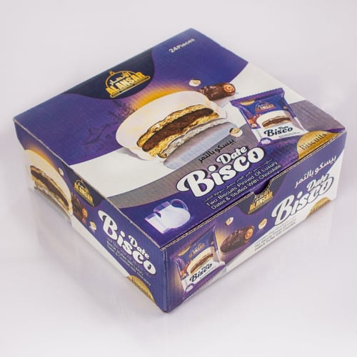 بسكوت محشي شوكلت البيضاء