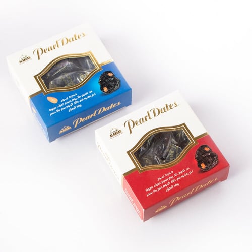 تمر عجوة المدينة 7 حبات بكتات (بالنوى او باللوز)