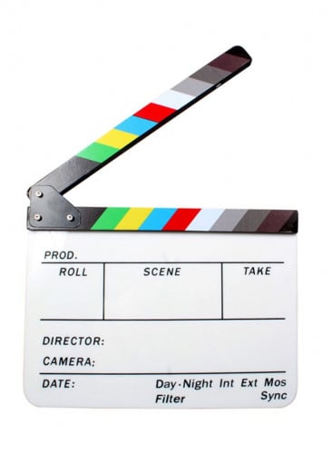 لوح كلاكيت اكريليك 30 سم