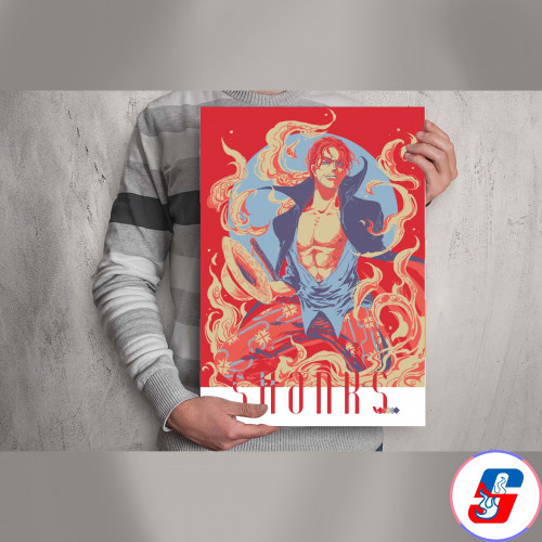 One Piece - Shanks A3 Poster