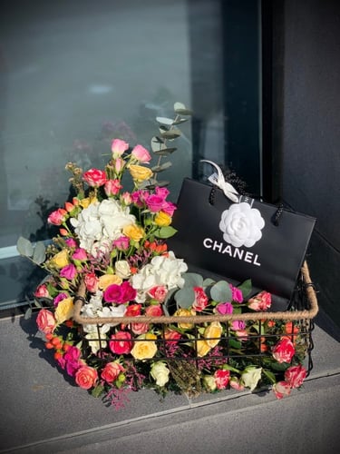 تنسيق الهديه على سلة