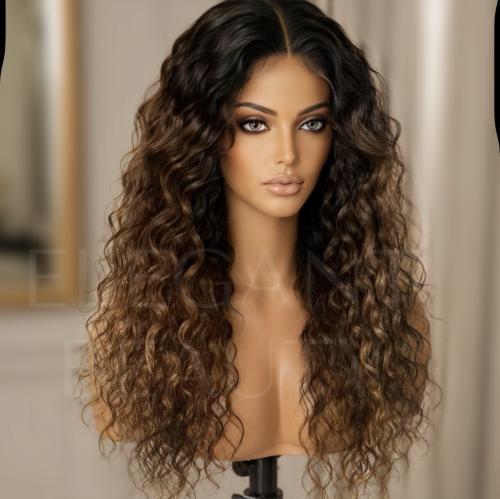 باروكة شعر طبيعي تل كريستال #tara