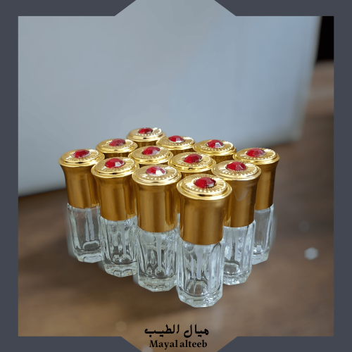 درزن ربع تولة كريستال أحمر .