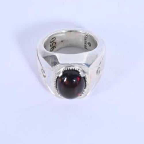 فضه حجر كريم اوبال مرصع بالألماس