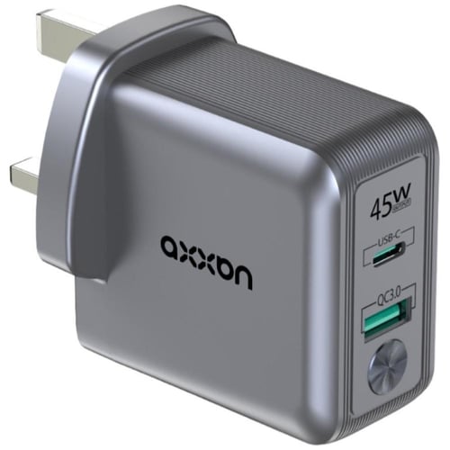 شاحن جداري اكسون 45 واط منفذين