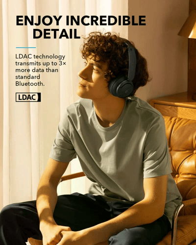 انكر‎‎ ‎ساوند كور Life Q35‎‎ ‎ سماعات رأس بميزة عز...