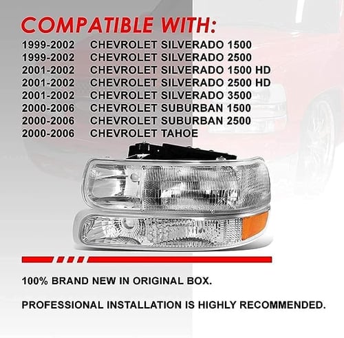 شمعات تاهو و اشارات طقم يمين و يسار مديل 1999 الى...