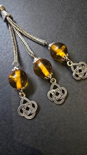 سبحة كبي كهرمان بالحشرات