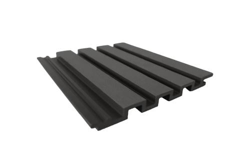 الواح خشب باركية بديل خشب مضلع | رمادي غامق