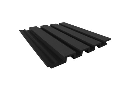 الواح خشب باركية بديل خشب مضلع | اسود