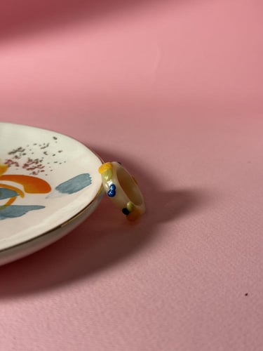 خاتم توت وليمون أ بيض