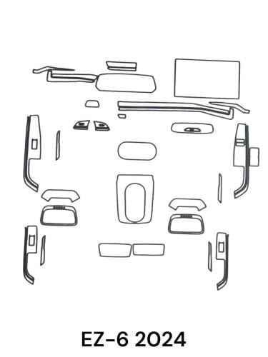 حمايه PPF الداخليه قص الكتروني EZ-6 2024