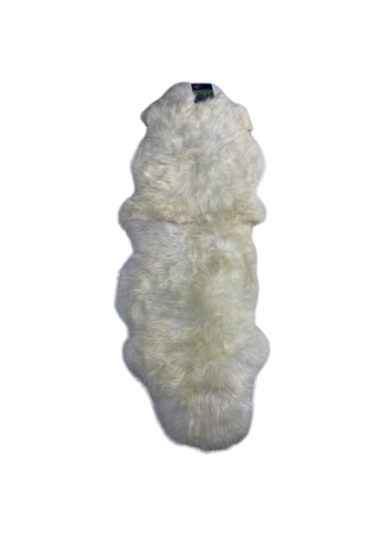 فرو جاعد طبيعي أبيض